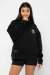 REV ACTIV Hoodie Premium Nobody Knows Im  A Pole Dancer Noir M