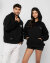 REV ACTIV Hoodie Premium Nobody Knows Im  A Pole Dancer Noir M