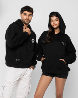 REV ACTIV Hoodie Premium Nobody Knows Im  A Pole Dancer Noir L