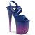 Pleaser Sandales FLAMINGO-822T Bleu Violet EU-35/US-5