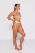 AMBR Designs Crop top avec anneau  Champagne Luxe  L
