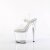 Pleaser NAUGHTY-808 Sandales à plateforme Transparent EU-38/US-8