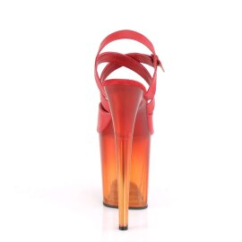 Pleaser Sandales FLAMINGO-822T Rouge EU-35/US-5