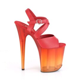 Pleaser Sandales FLAMINGO-822T Rouge EU-35/US-5