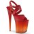 Pleaser Sandales FLAMINGO-822T Rouge EU-35/US-5