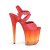 Pleaser Sandales FLAMINGO-822T Rouge EU-35/US-5