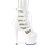 Pleaser ADORE-1013MST Bottines à plateforme Revêtement laqué Blanc EU-40 / US-10