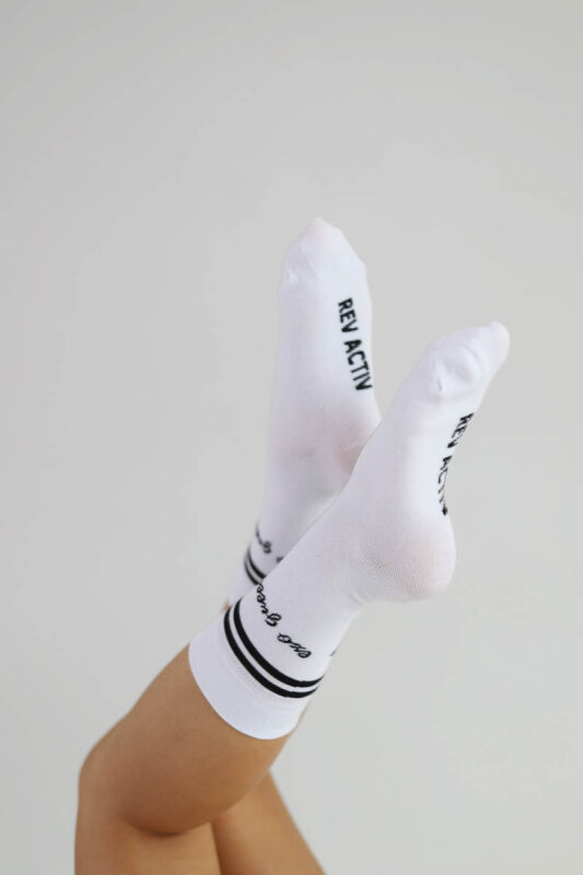 REV ACTIV Chaussettes Exo Queen Blanc
