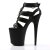 Pleaser Sandales FLAMINGO-858 Noir EU-39/US-9