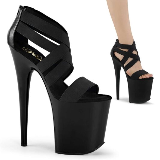 Pleaser Sandales FLAMINGO-869 Noir EU-35/US-5