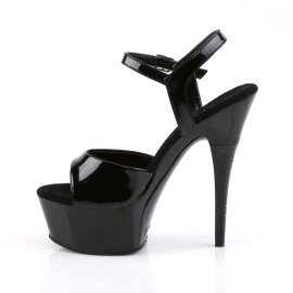 Pleaser Sandales CAPTIVA-609 Noir EU-38/US-8