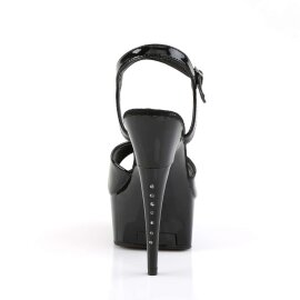 Pleaser Sandales CAPTIVA-609 Noir EU-38/US-8