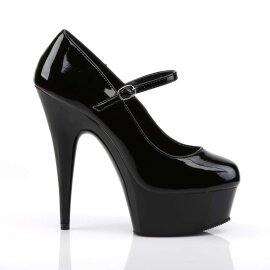 Pleaser Sandales DELIGHT-687 Noir EU-37/US-7