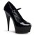 Pleaser Sandales DELIGHT-687 Noir EU-37/US-7