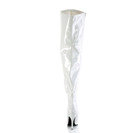 Pleaser SEDUCE-3000WC Cuissardes Revêtement laqué Blanc EU-36 / US-6