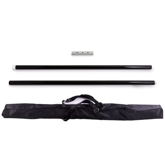 Ensemble de barres X-Pole X-Stage PRO Revêtement thermolaqué Noir 45 mm