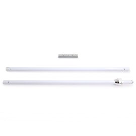 X-Stage Lite avec revêtement thermolaqué Blanc 45 mm 1,90 m