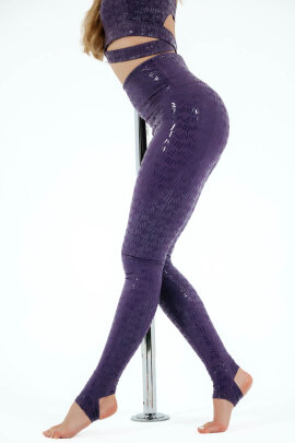 Nova Polewear Leggings Collantes Sans Coutures Lilas XL