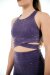 Nova Polewear Haut à Bretelles Croisées Violet   S