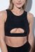 RAD Top Bahari Leopard Glitter Noir S