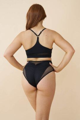 Lunalae Short High Waist Blake Mesh Noir S