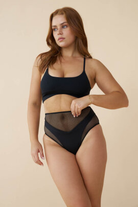 Lunalae Short High Waist Blake Mesh Noir M