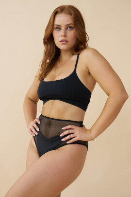 Lunalae Short High Waist Blake Mesh Noir M