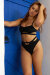 Lunalae High Waist Short Pipa Noir Occasion