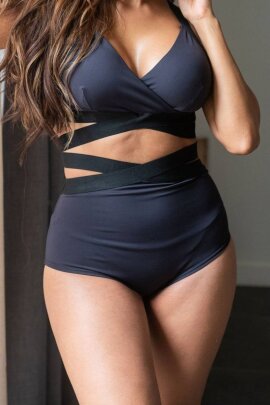 Lunalae Short taille haute Tara Noir Occasion