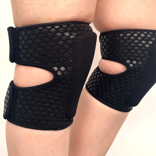 Protège-genoux Lunalae avec fermeture velcro Noir Occasion