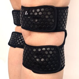Protège-genoux Lunalae avec fermeture velcro Noir Occasion