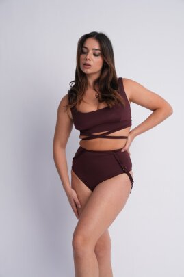 Lunalae Short High Waist Kehlani Cacao