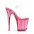Pleaser Sandales FLAMINGO-808T Transparent Rose EU-40/US-10