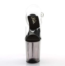 Pleaser Sandales FLAMINGO-808T Transparent Argent...