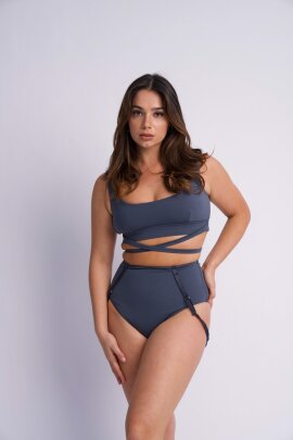 Lunalae Haut Kehlani Bleu Acier M