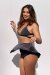 Lunalae Short Free Flow High Waist Bleu Or Rose Lurex L