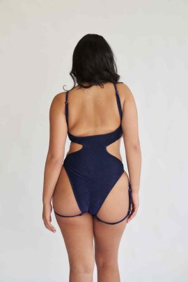 Lunalae Body Pixie Bleu Noir Lurex