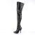Pleaser SEDUCE-3000 Bottes cuissardes Cuir synthétique Noir EU-41/US-11