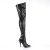 Pleaser SEDUCE-3000 Bottes cuissardes Cuir synthétique Noir EU-41/US-11