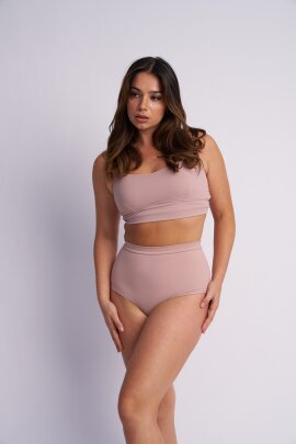 Lunalae Short High Waist Basic Taupe M