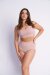 Lunalae Short Lure You High Waist Garter Taupe M