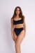 Lunalae Haut Scrunch Velours Sparkle Navy L