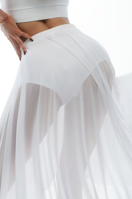 i-Style Jupe Pareo Crystal Mesh Blanc XS-S