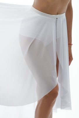 i-Style Jupe Pareo Crystal Mesh Blanc M-L