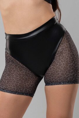 i-Style Short Mini Velo Gris Léopard M