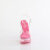 Fabulicious MARTINI-508 Sandales à plateforme Transparent Rose fumé EU-37 / US-7
