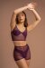 Paradise Chick Short Medusa Mesh Bordeaux