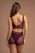 Paradise Chick Short Medusa Mesh Bordeaux