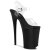 Pleaser Sandales INFINITY-908 Transparent Noir EU-36/US-6