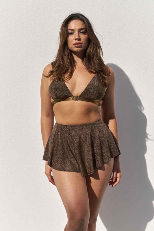 Lunalae Short Free Flow Or Noir Lurex